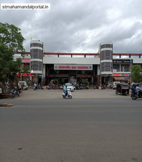 sangamner msrtc st bus stand